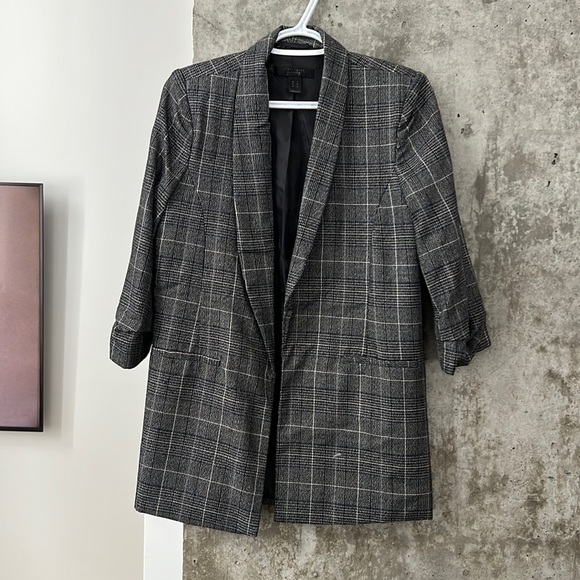 Grey check Blazer - Picture 1 of 4